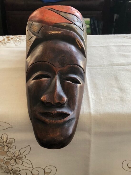 Other - African Mask wood hand carving Vintage